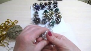 НОВОГОДНЯЯ ГИРЛЯНДА ИЗ ШИШЕК! СВОИМИ РУКАМИ!