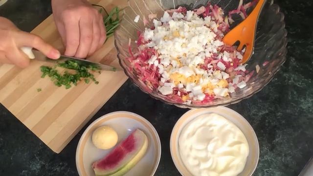 Салат Розовый Фламинго . Простой в приготовлении ! смотреть онлайн