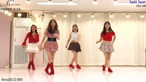 Twist, Twist line dance(Beginner) 트위스트 트위스트 라인댄스