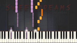 Aviators - Sweet Dreams - Piano Tutorial (Synthesia)