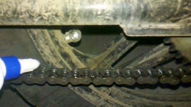 Смазка цепи типа O-Ring мотоцикла Yamaha YBR125 смотреть онлайн