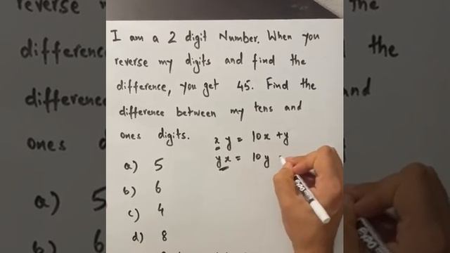 Algebra: GMAT/ CAT/ Trick maths - Difference between a number and it’s reversed image.