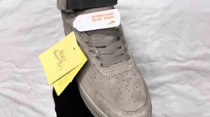 Обзор | Кроссовки Nike Air Force 1 High Grey зимние