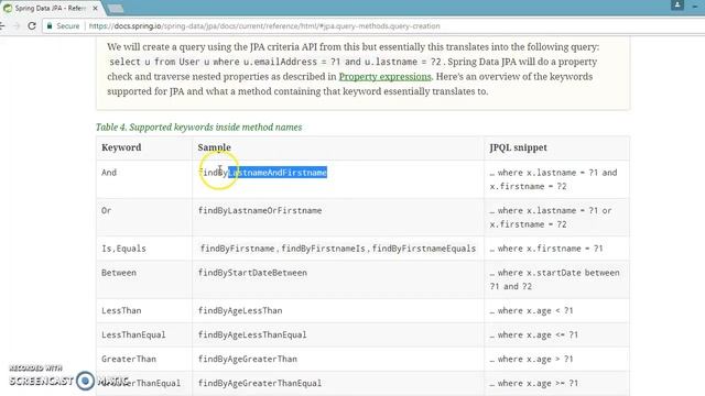 25.Some more details on Query methods in String Data JPA смотреть онлайн