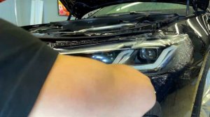 Устанавливаем пленку на гель PLENZA