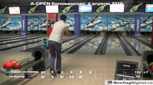 A-OPEN Коломенская, финал 4 апреля 2016