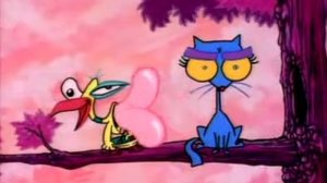 Смешной мультик про кота и птичку