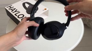 HAYLOU S35 ANC headphones Unboxing & aesthetics?| Распаковка и примерка наушников