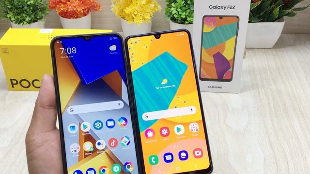 Poco M4 5G ? Samsung Galaxy F22 ⚡ Unboxing || Comparison || Camera || Full Details in Hindi смотреть онлайн