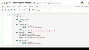 Data Structures in Python: Stack -- The Stack Data Structure Implementation in Hindi