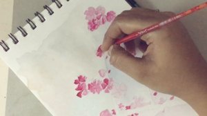 How to paint Pink Hydrangea with watercolors | Love for Pink | paint with FarzanaMF