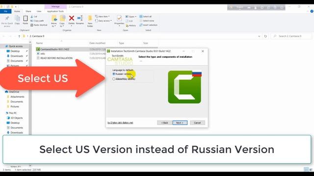 How to change Camtasia language | 2020