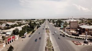 Худжанд, Гафуровский проспект, поворот на Чкаловск (Бустон)