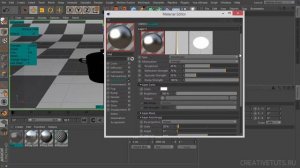 Создание металлического материала для кастрюли в Cinema 4D (Metal material in Cinema 4D)