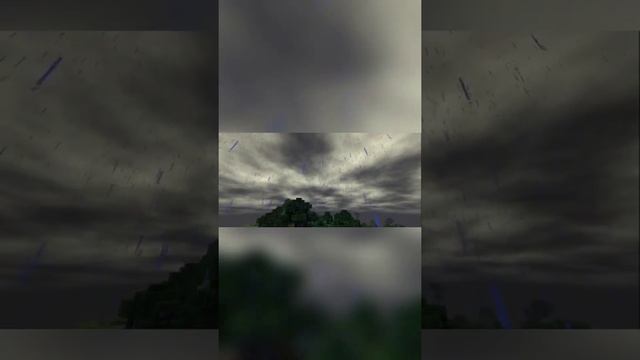 Minecraft Realistic Rain And Clouds | Realistic Weather Relaxing