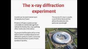 X ray Crystallography for dummies