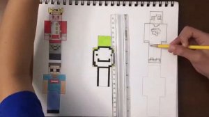 Drawing Minecraft YouTubers! Ft. Dream, George, Techno, MrBeast, & TommyInnit