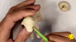 Собака Хатико из пластилина ✿ The dog Hachi plasticine ✿ İt Xatiko plastilin