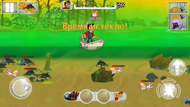 Dynamite Fishing – World Games (by HandyGames) - action game for android and iOS - gameplay.