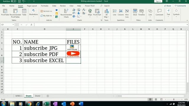 ONE MINUTE EXCEL SERIES_PART - 2 ADD TO EXCEL ( JPG - PDF - EXCEL FILE ).