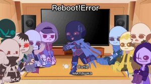 Sans AU's react to Error AU's ?