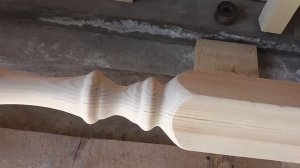 Шлифовка балясин