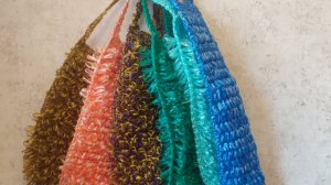 МОЧАЛКА ИЗ ПЫШНЫХ СТОЛБИКОВ.ГОТОВЫ 5 МОЧАЛОК.