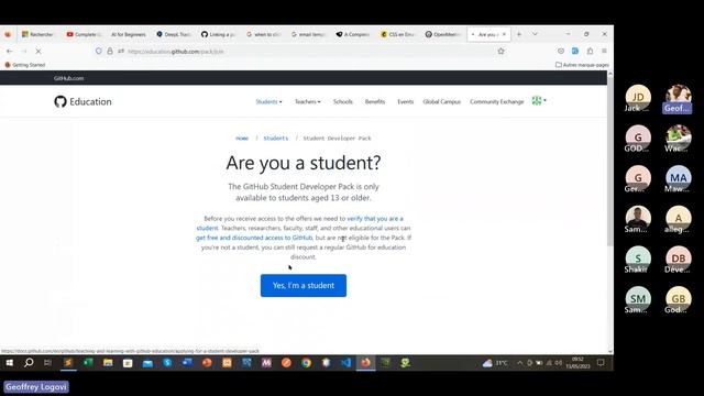 Débloquer votre pack  d’étudiant sur GitHub   GitHub Student Developer Pack GitHub Education