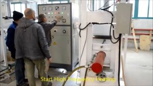 Гидравлический пресс для производства гнуто-клееных изделий с ТВЧ генератором VP-20/10TH