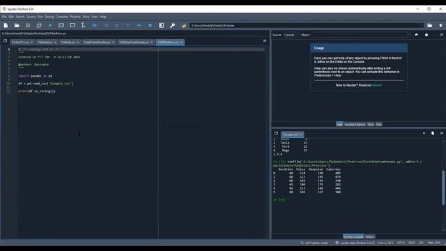 Python Data Science Pandas, NumPy Solution basics