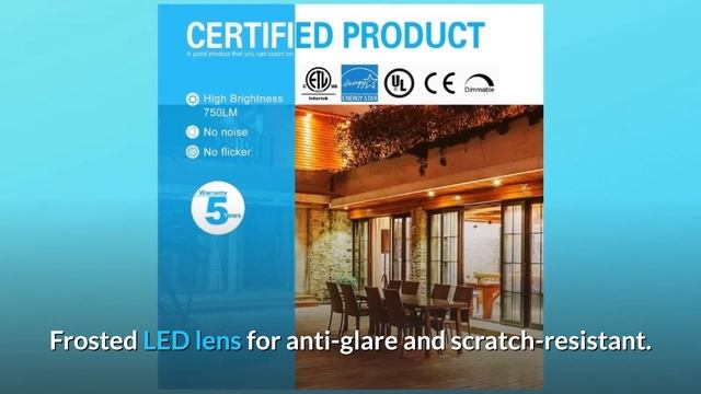 Ensenior 12 Pack 6 Inch Ultra-Thin LED Recessed Ceiling Light with Junction Box смотреть онлайн