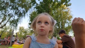 Вероника и смешная малышка в парке Галицкого!