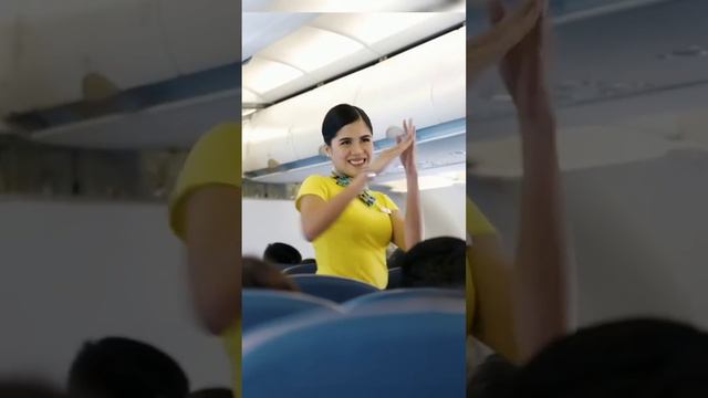 Pramugari joget asyik - cebu pacific (dance maumere) ✈️