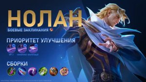 Обзор на Нолана | Эмблемы | Сборка | MOBILE LEGENDS