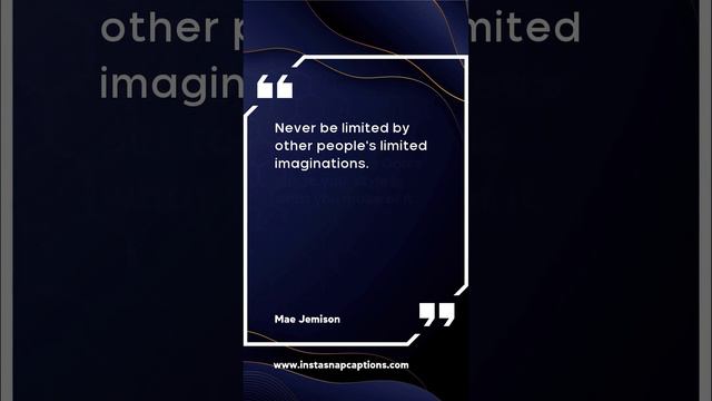 Mae Jemison Quotes Captions For Instagram |  #Mae #Jemison #Quotes #Captions#Instagram #Instagram