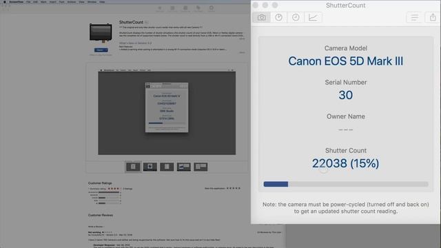 How To Find SHUTTER COUNT on CANON for Mac users... смотреть онлайн