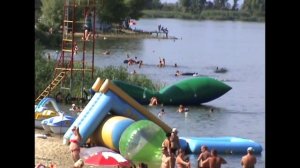БЛОБ водная катапульта - надувной аттракцион "The Blob".Черкассы.