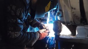 Замена порогов ваз-лада 099(правая сторона)