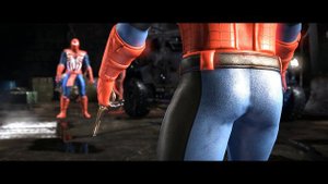 Mortal Kombat XL - Spider-Pool Erron Black Costume Mod Performs Intros On All Stages 4K Mods