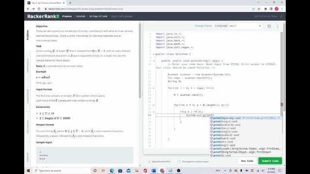 SOLVING HACKERRANK 30 DAYS OF CODE DAY 5(JAVA) HOW TO - TUTORIAL (Let's Review) CODE WITH ME!