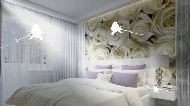 Лепестки белых роз. Работа с градиентными масками. смотреть онлайн