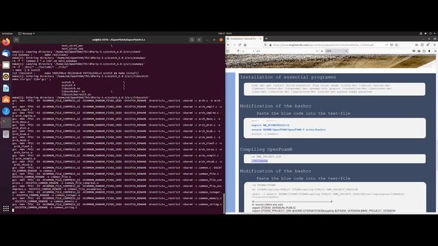 Installation Of OpenFoam and Liggghts with the CFD-DEM coupling смотреть онлайн