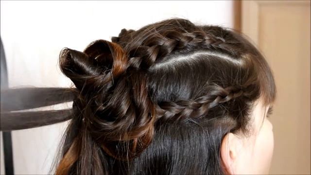 вечерняя причёска смотреть онлайн