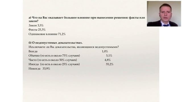Что для судьи имеет большее значение при вынесении решения?
