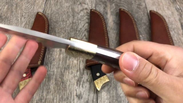 Ash AE1 Handmade Hunting Skinner Bushcraft Knife 440c steel 9 inches