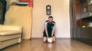Тренировка вратарей в домашних условиях | Усложняем условия приёма | GK
