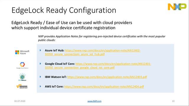 How to design secure end to end IoT communication applications with the EdgeLock SE050 смотреть онлайн