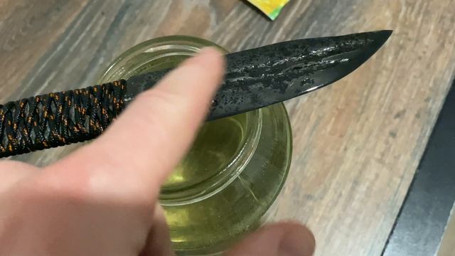 воронение ножа- чернение стали в домашних условиях смотреть онлайн