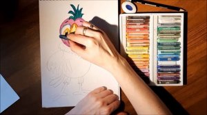 ПОПУГАЙ КЕША. РИСУЕМ ПОПУГАЯ КЕШУ. КАК НАРИСОВАТЬ ПОПУГАЯ КЕШУ.