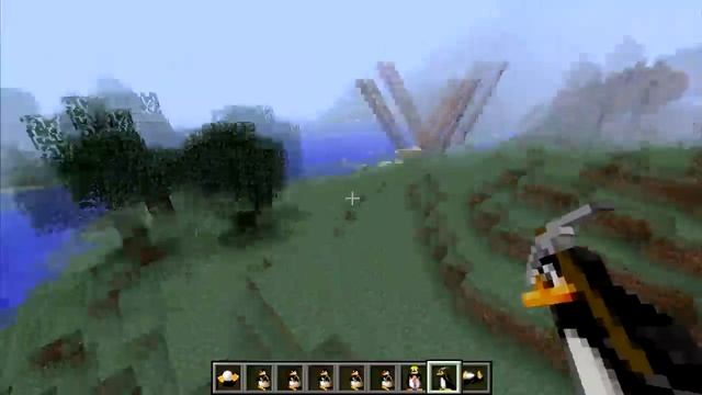 Обзор модов для Minecraft[1.6.2] #53 Пингвины помощники (Pingus Mod) смотреть онлайн